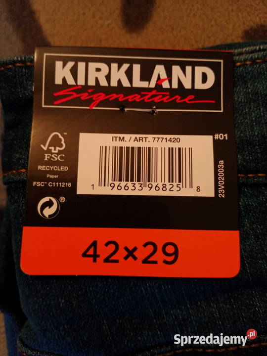 JEANSY MĘSKIE KIRKLAND USA W42 L29 PAS110 Mielec