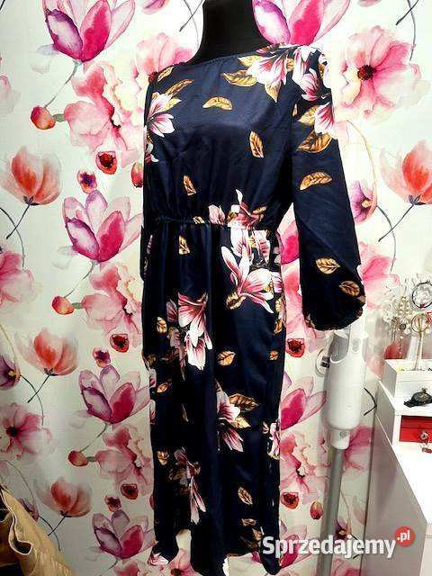 shine sukienka modny wzór kwiaty floral hit blog zachodniopomorskie