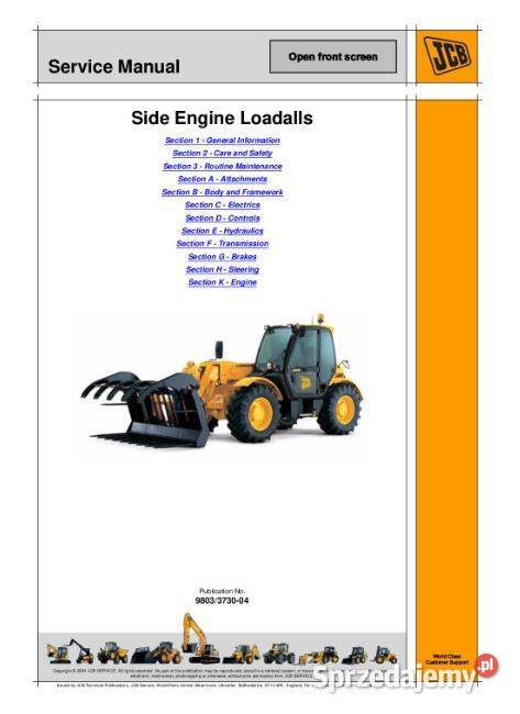 JCB 53170 instrukcja naprawy Kielce