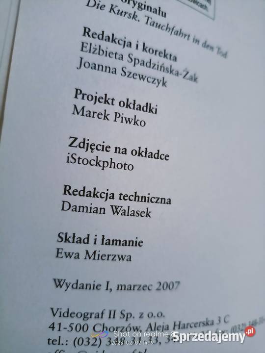 Kursk zanurzenie w śmierć książki Warszawa