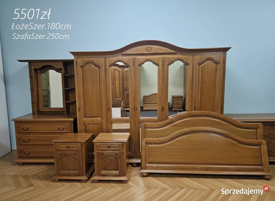 Piękna Sypialnia Dębowa meble sypialniane Pszczyna