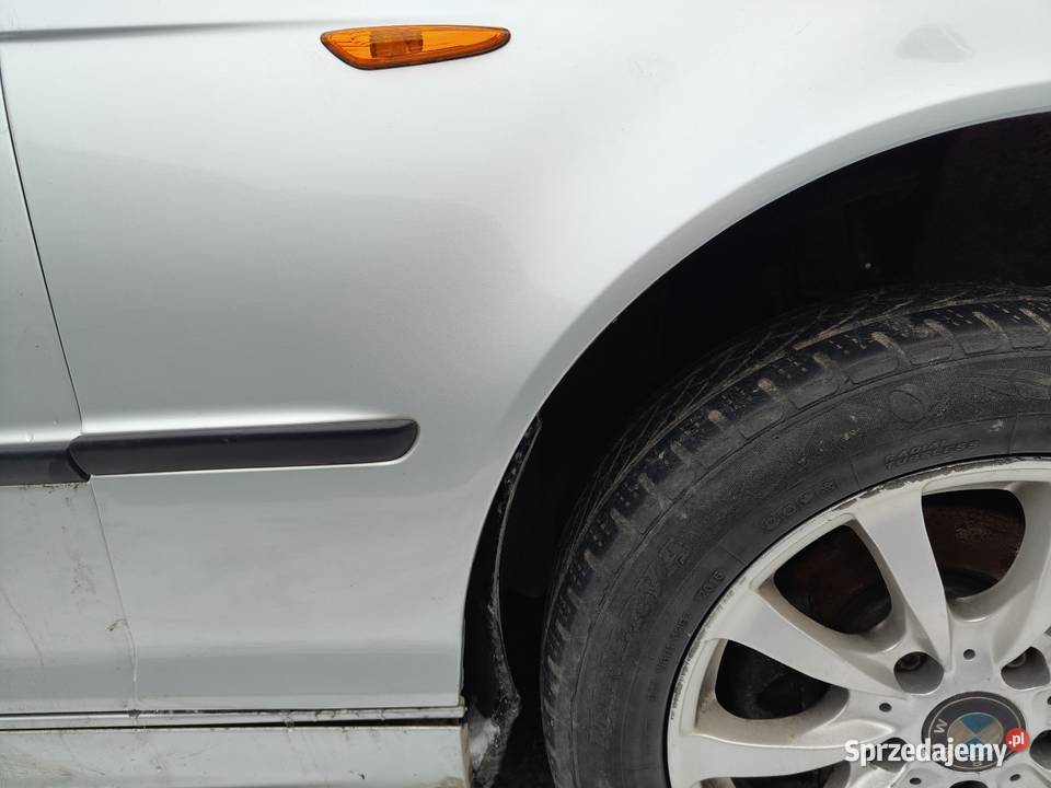 Bmw e46 sedan Lift błotnik przedni prawy srebrny