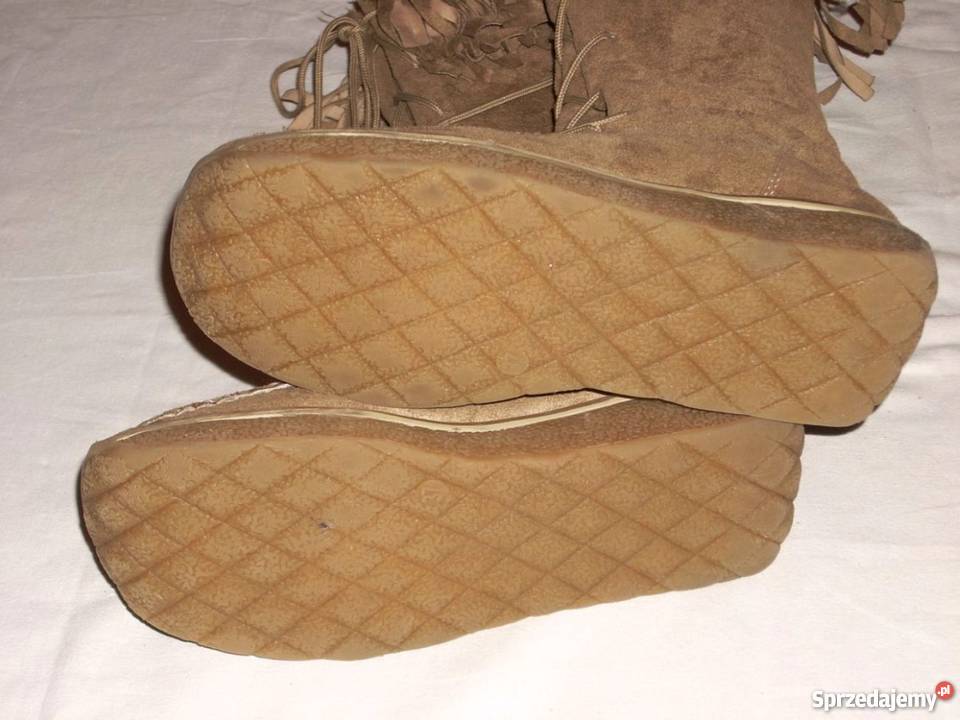 Kozaki Frędzle gruba podeszwa 37 375 Nowy Sącz