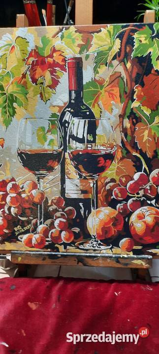 Obraz akryl sygnowany 17 bez ramy Warszawa