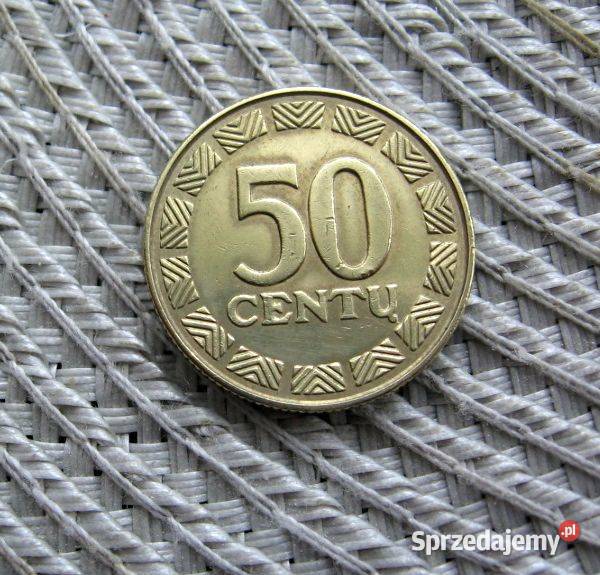 Litwa 50 Centu 1997r wielkopolskie Kalisz sprzedam