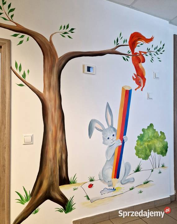 Malowanie ścian przedszkoleżłobek pokój małopolskie