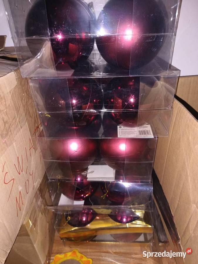 Bombki choinkowe 12 40sztuk Pozostałe