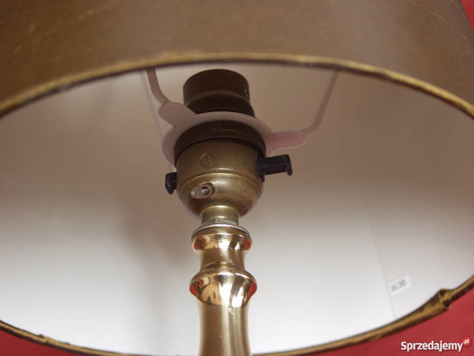 Lompla nocna mosiądz i marmur Płońsk sprzedam