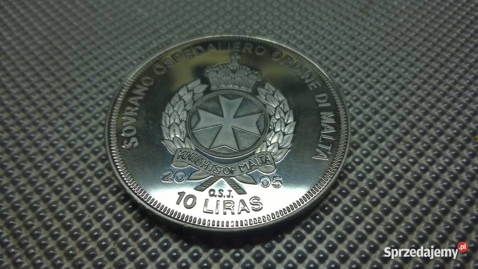 MONETA Zakon Maltański 10 lir 2005 Roma aetena