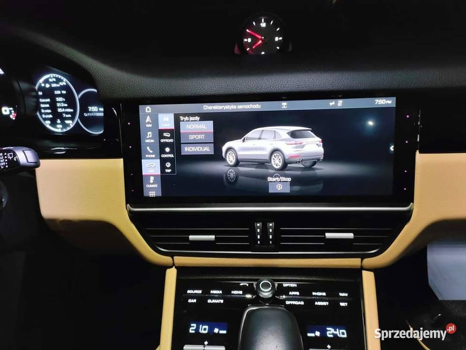 Porsche conversja z USEU menu mapa Carpely Ostrów Wielkopolski