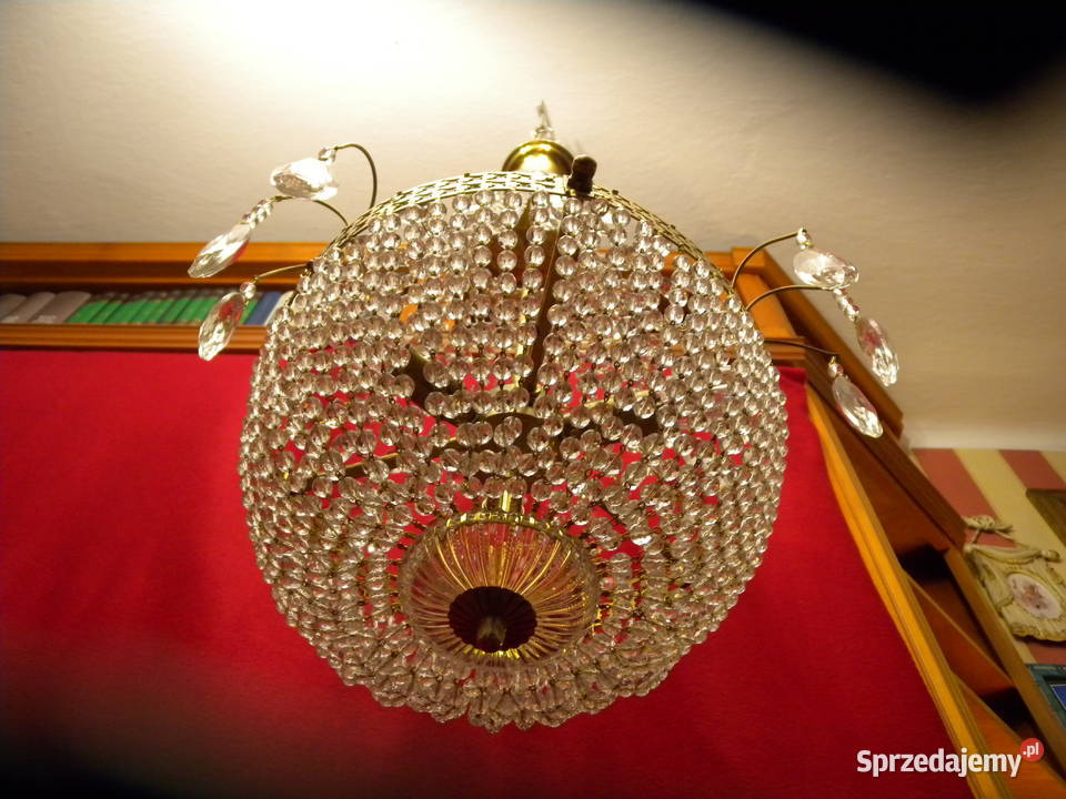 Żyrandol kryształowy Maria Theresa gruszka śląskie Katowice sprzedam
