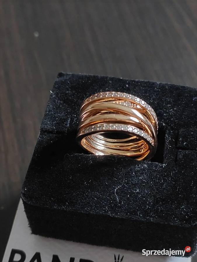 Zlory Pierścionek z zcyrkoniami pandora rozmiar