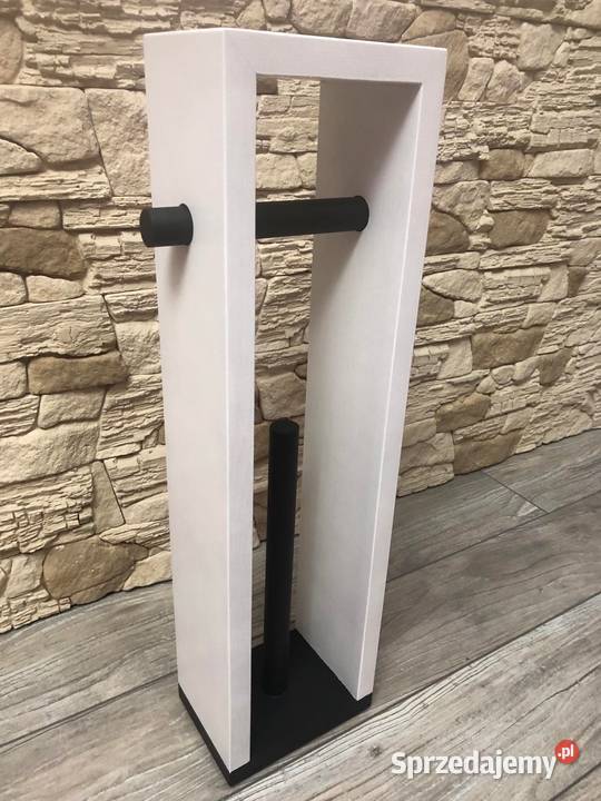 Stojak drewniany LOFT na papier toaletowy kolory podkarpackie