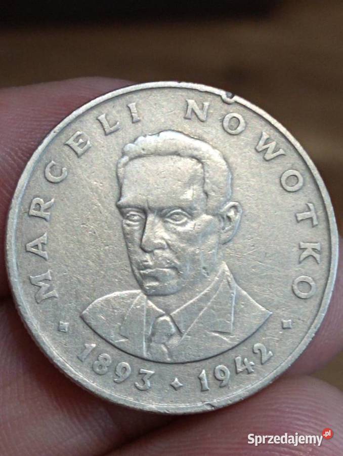 sprzeam monete 20 zl 1974 Marceli Nowotko Numizmatyka lubelskie Chełm