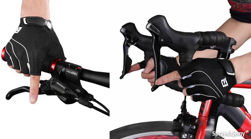 Rękawiczki na rower RockBros półpalce unisex M lubelskie Dęblin