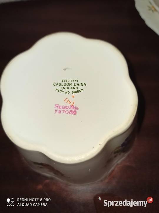 filiżanka z talerzykiem deserowym Cauldon