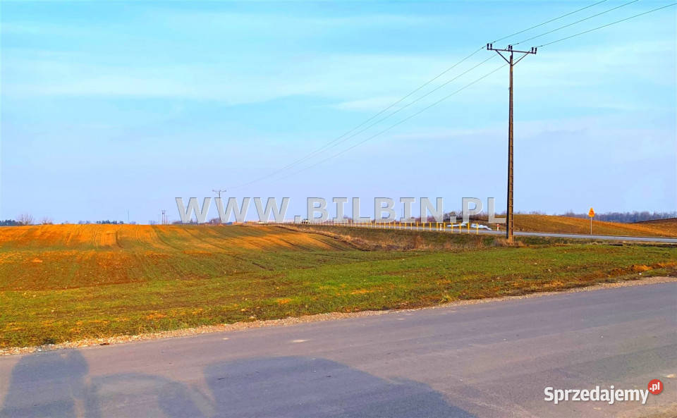 Działka Aleksandrowo 8527m2 asfalt