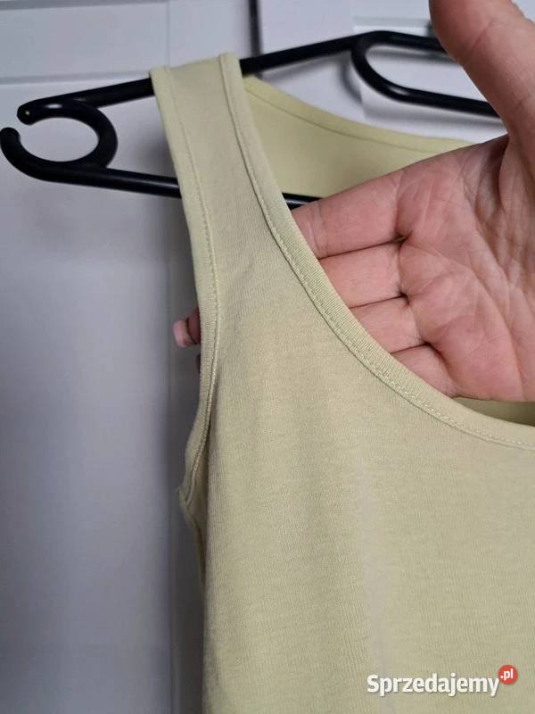 Żółty top Tally Weijl XXS delikatna elegancka