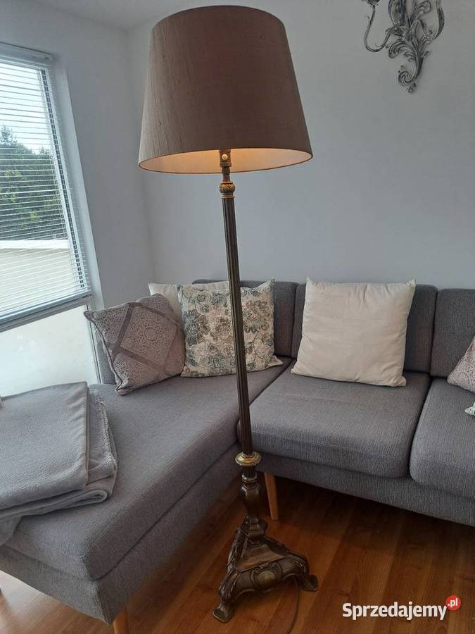 Antyczna mosiężne lampa podłogowa Olszany