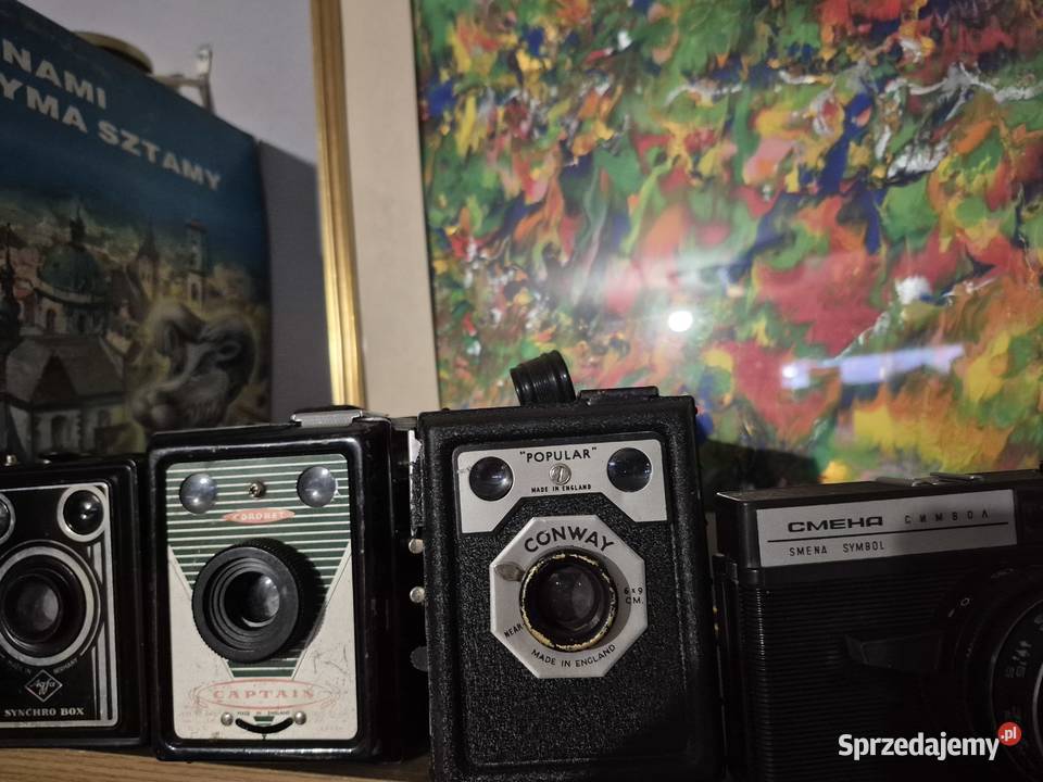 Kolekcja starych aparatów foto Rzeszów