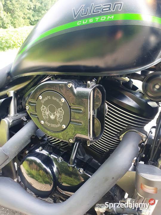 Kawasaki vn 900 custom 2015 z wieloma dodatkami
