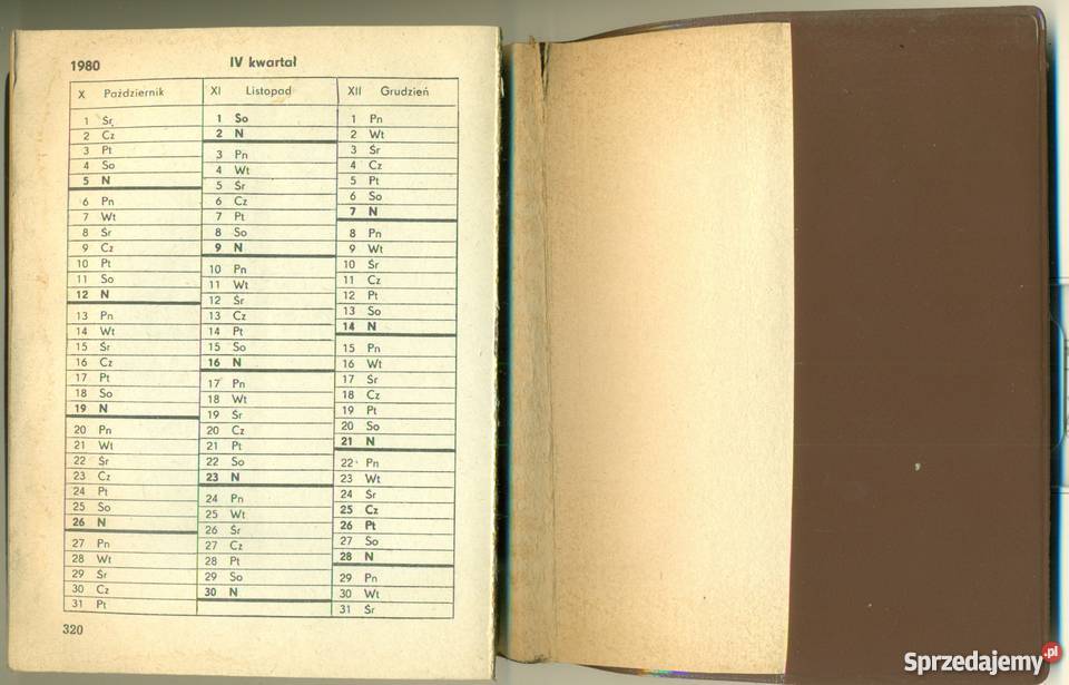 Notatnik męża zaufania Tadeusz Sieczyński PRL Ostrów Wielkopolski sprzedam