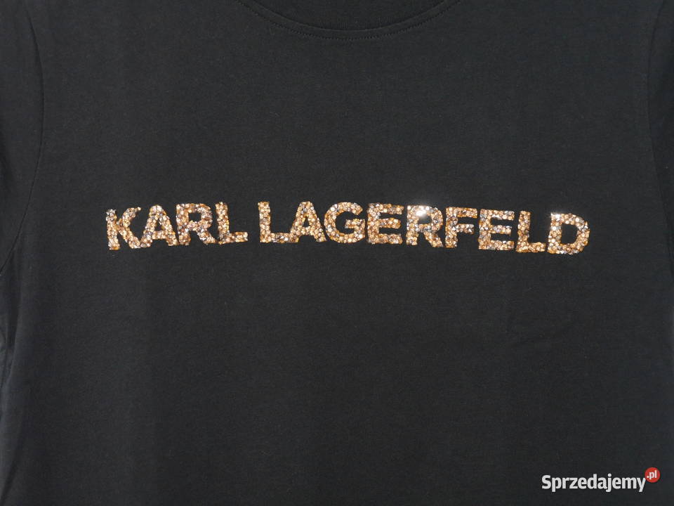 Karl Lagerfeld śliczna bluzka mieniące kamyczki sprzedam