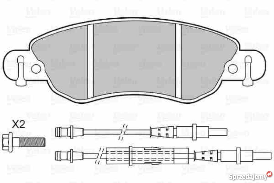 KLOCKI HAMULCOWE VALEO cz4 CITROEN C5 18 16V Pruszków