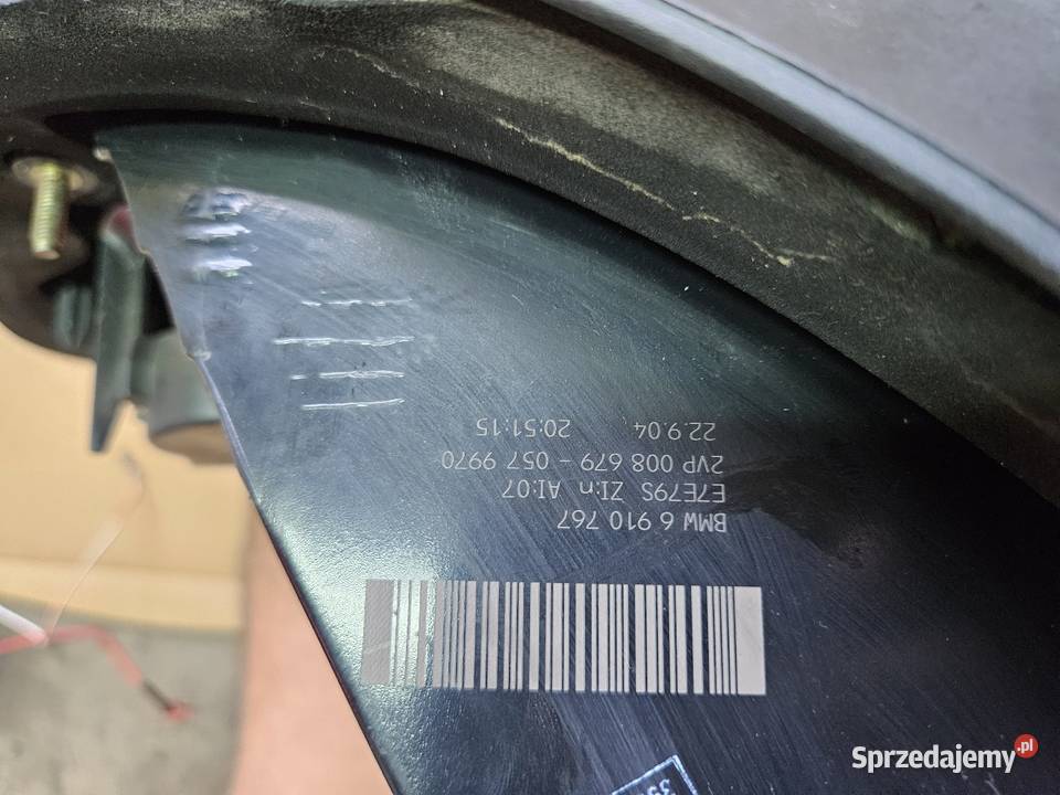 BMW 5 E60 SEDAN LAMPA LEWA TYŁ TYLNA 6910767 osobowe Międzychód