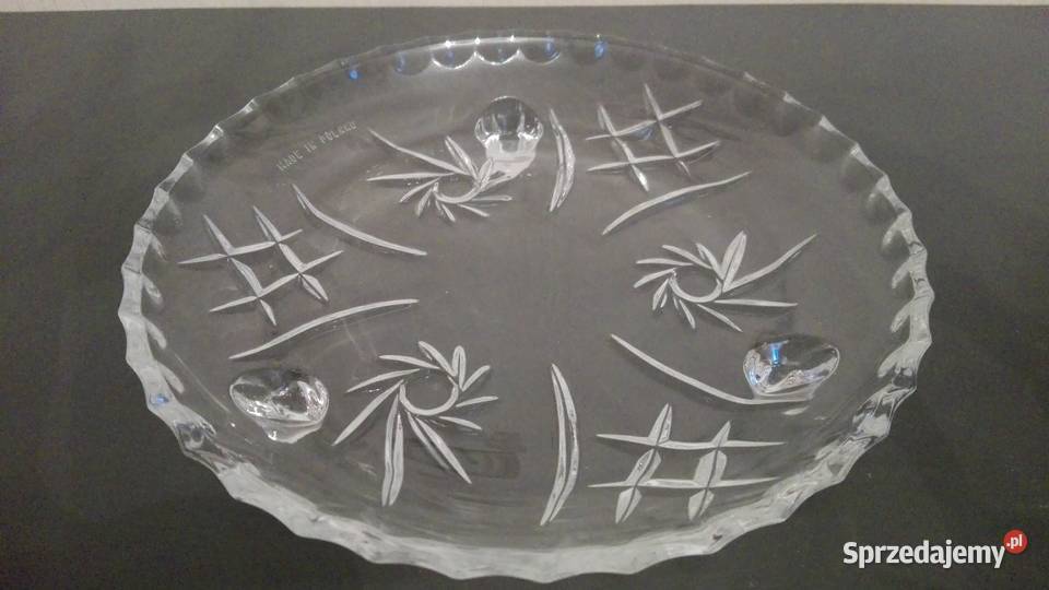 Patera na nóżkach sygnowana Made in Poland