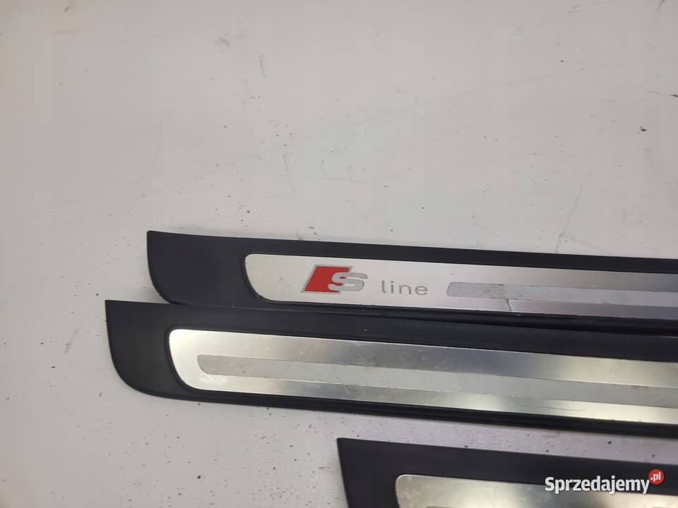 LISTWA LISTWY PROGOWE SLINE AUDI A4 B8 ORYGINAŁ Przystajń sprzedam