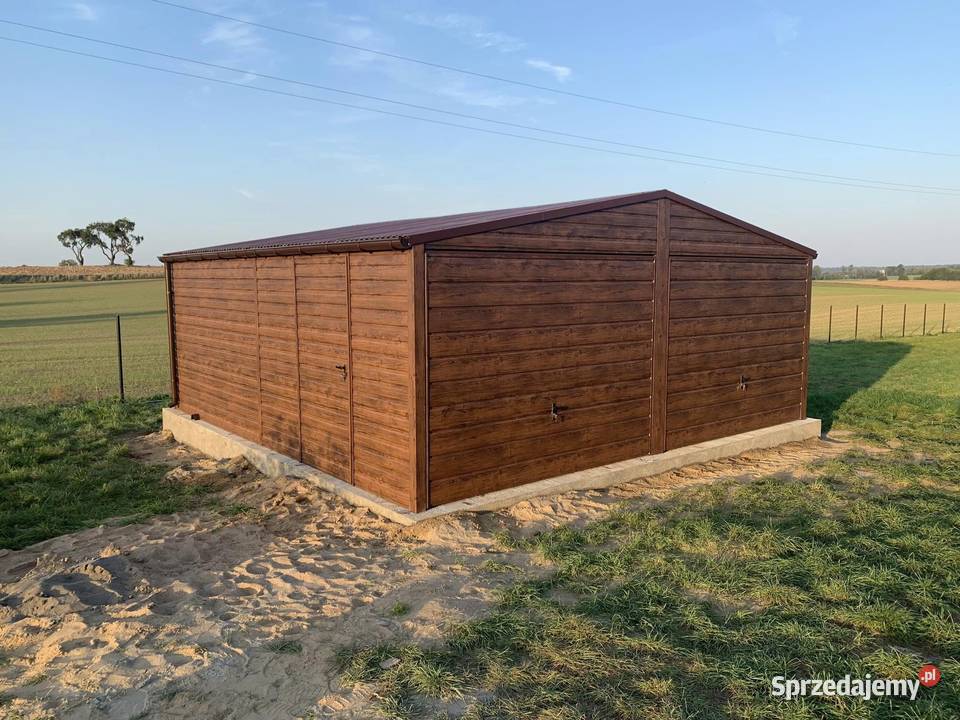Producent garaży blaszanych każdy wymiar garaży Płock sprzedam