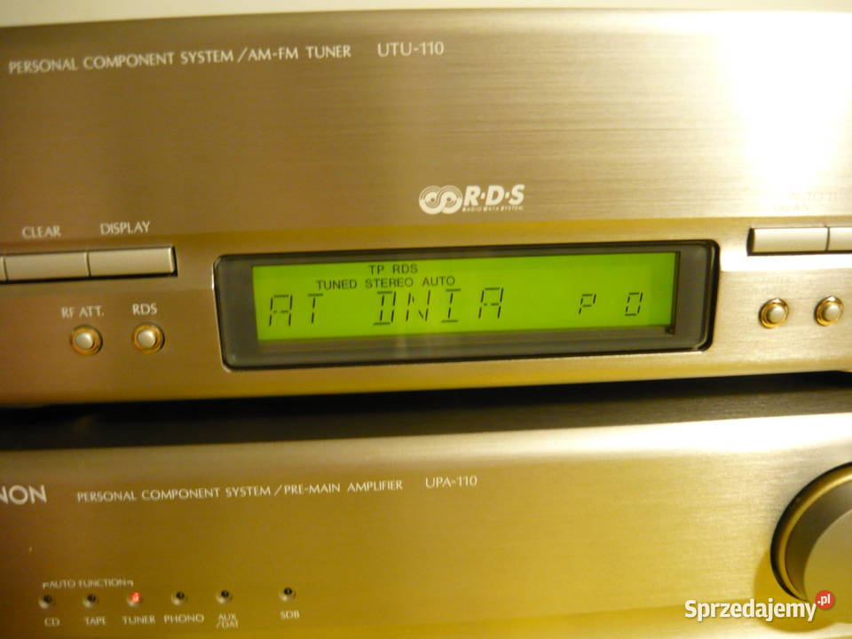 Wzmacniacz 2 x 60W Tuner DENON radio UPA110 wielkopolskie