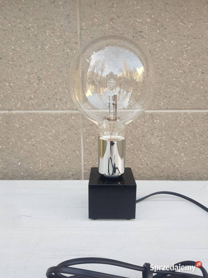 Lampka nocna stołowa KOSTKA LOFT 1x60W E27