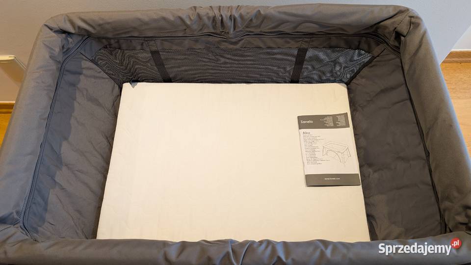 Łóżeczko dziecięce kojec 3w1 Lionelo ALICE GREY Jadowniki