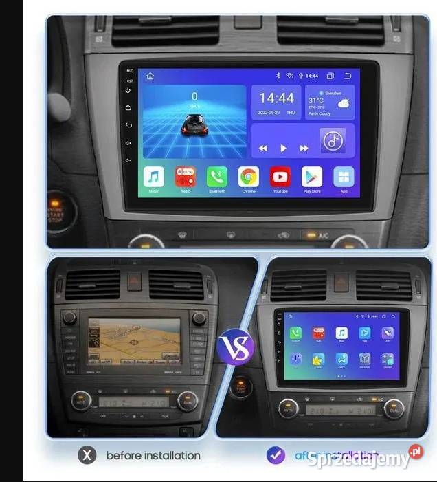 Radio android Toyota Avensis T27 0815r wifi Ożarowice
