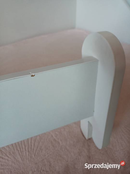 Łóżko Emma 160x80 białe z szufladą i materacem Płock