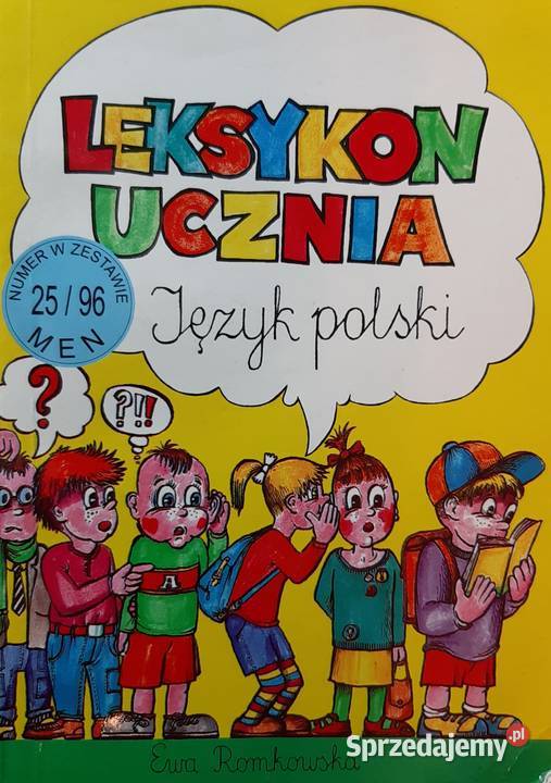Ewa Romkowska Leksykon ucznia język polski miękka Warszawa