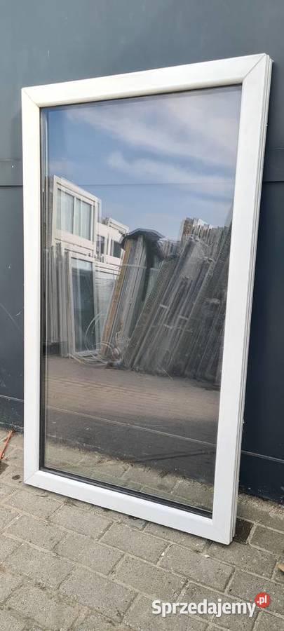 OKNA KacprzaK Witryna 76x124 FIX Używany PCV 124cm Lublin
