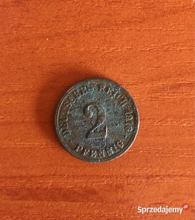Moneta 2 fenigi 1916 Niemcy