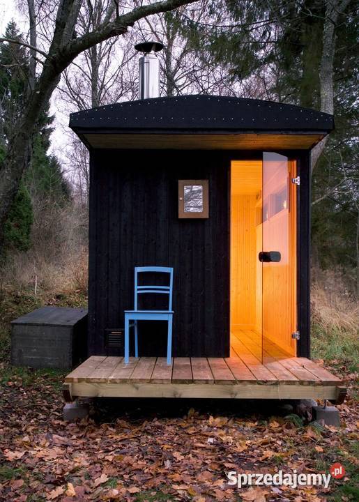 Pergola sauna ogrodowa na tratwie zadaszenie śląskie Katowice