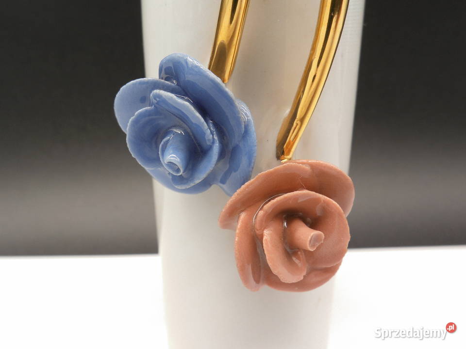 Wazon wazonik porcelanowy wyprodukowany firmę Porcelana i szkło Raszków