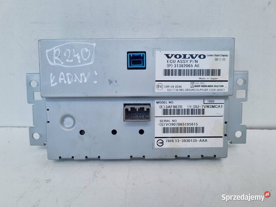 Volvo V60 I S60 II XC60 I EKRAN NAWIGACJI Chełm