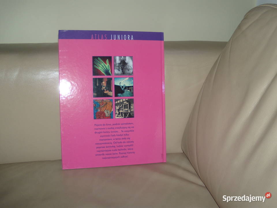 Atlas juniora Nauka i odkrycia Wynalazki twarda Warszawa
