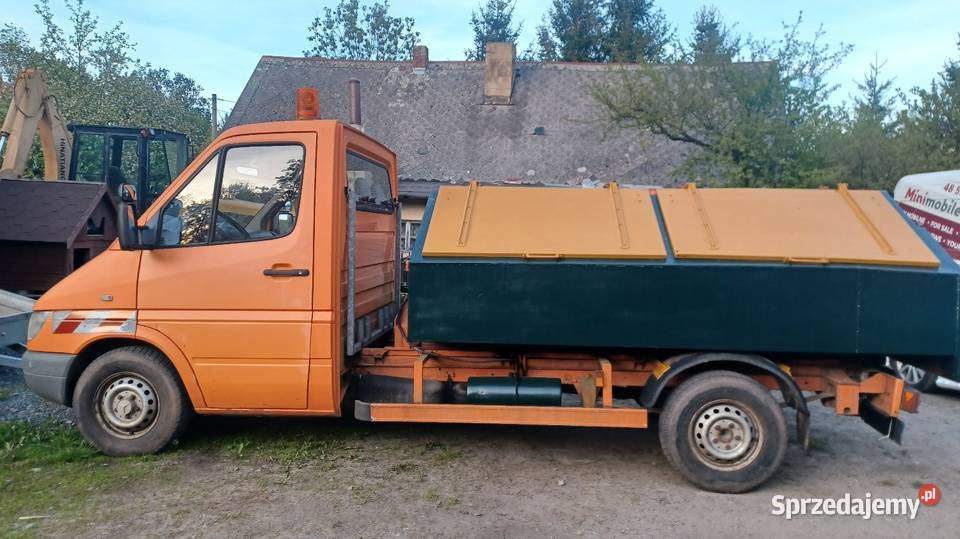 Mercedes Sprinter Śmieciarka wywrot manualna Lubawka