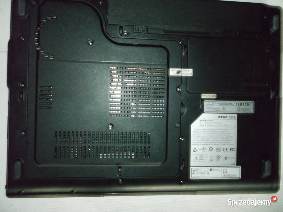 Laptop MSI EX 600 Model MS16362 Orzesze