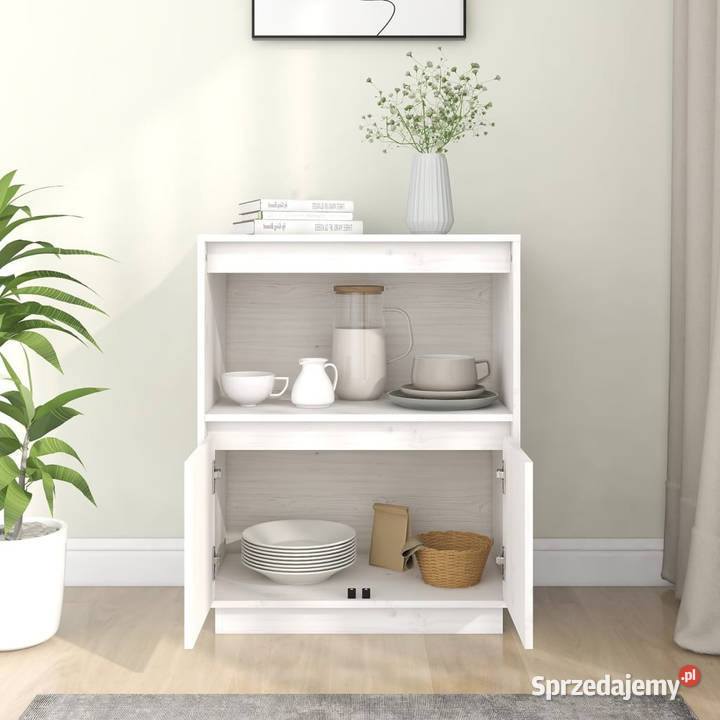 Szafka biała 60 x 34 x 75 lite drewno sosnowe Warszawa sprzedam
