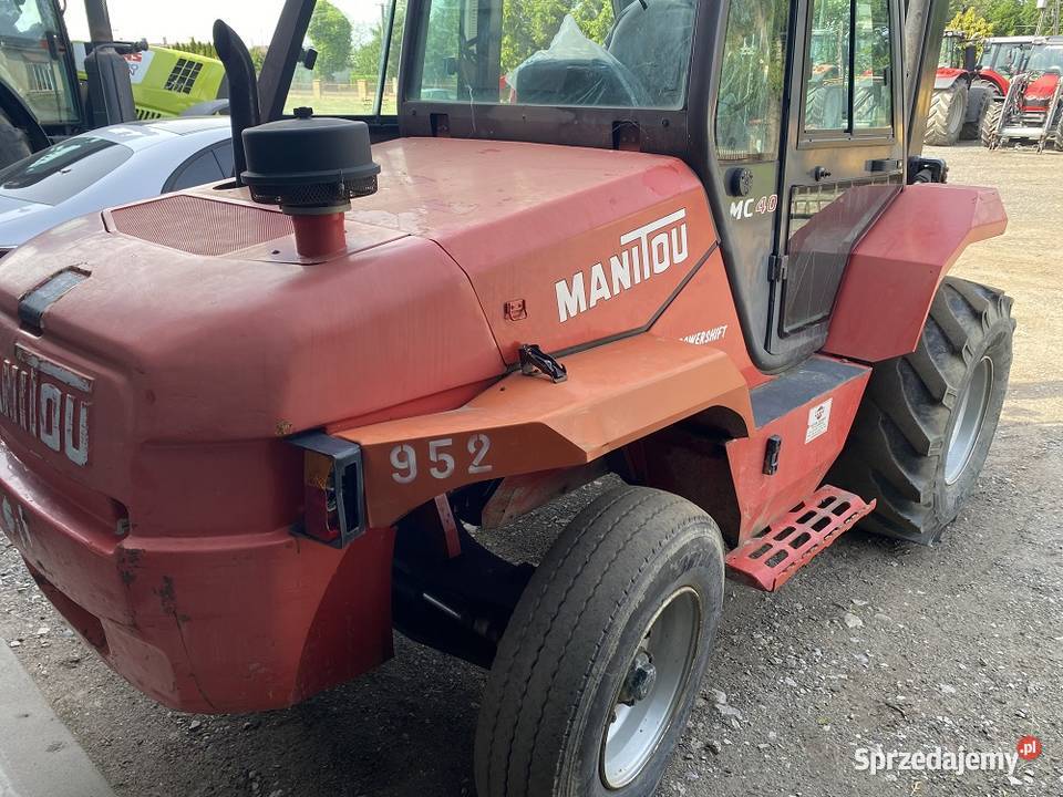 wózek widłowy terenowy MANITOU MC40 2005r Biała