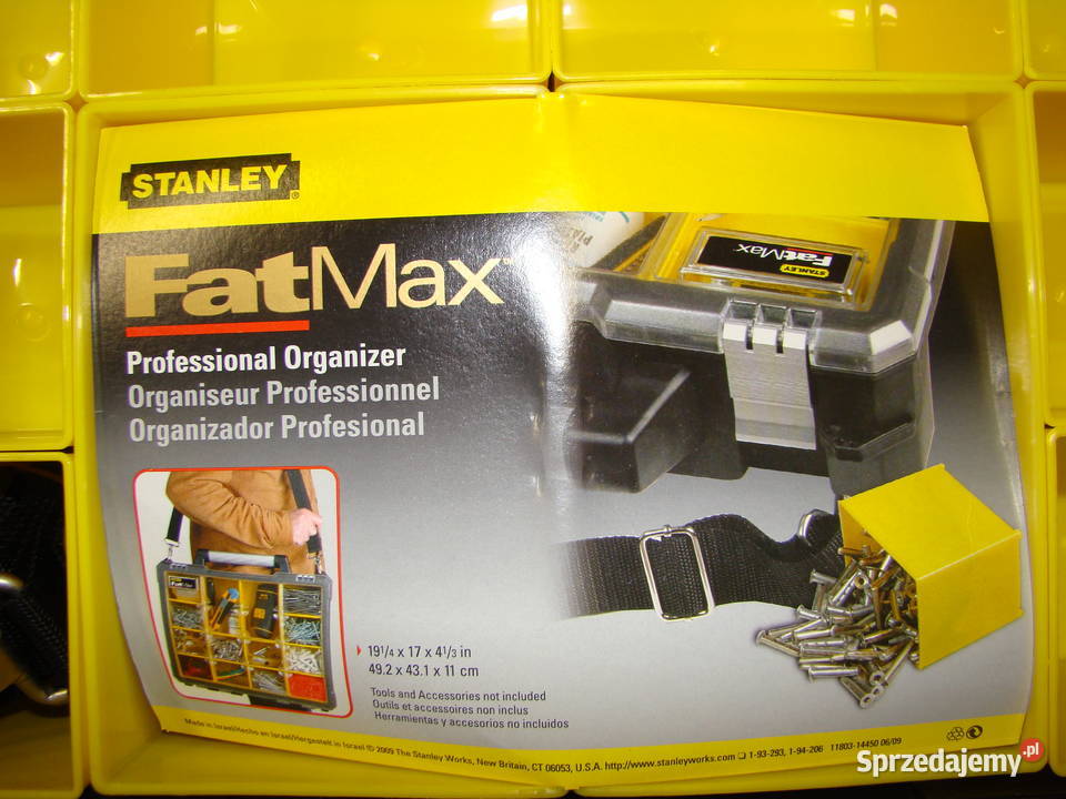 Organizer STANLEY FAT 492x431x11 Ref 193293 Przechowywanie narzędzi Bielsko-Biała