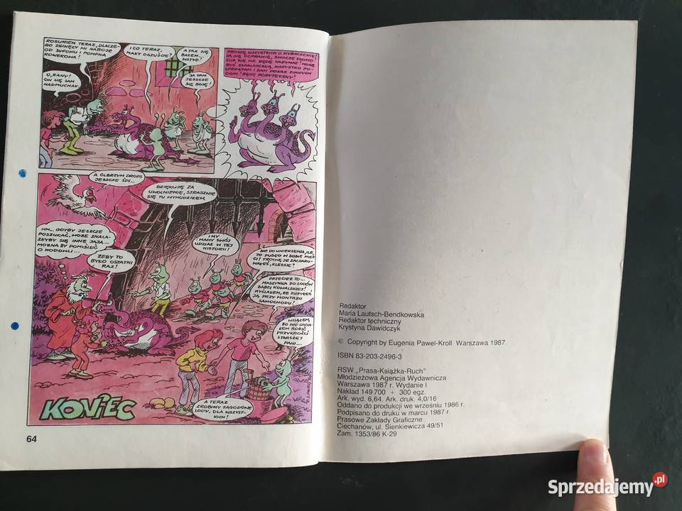 Szarlota Pawel Smocze Jajo Kleks wyd I 1987 Gdynia